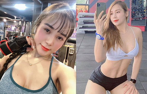 Hot girl tập gym Quỳnh Nguyễn "nóng bỏng", tập vòng ba 100cm sau khi thất tình